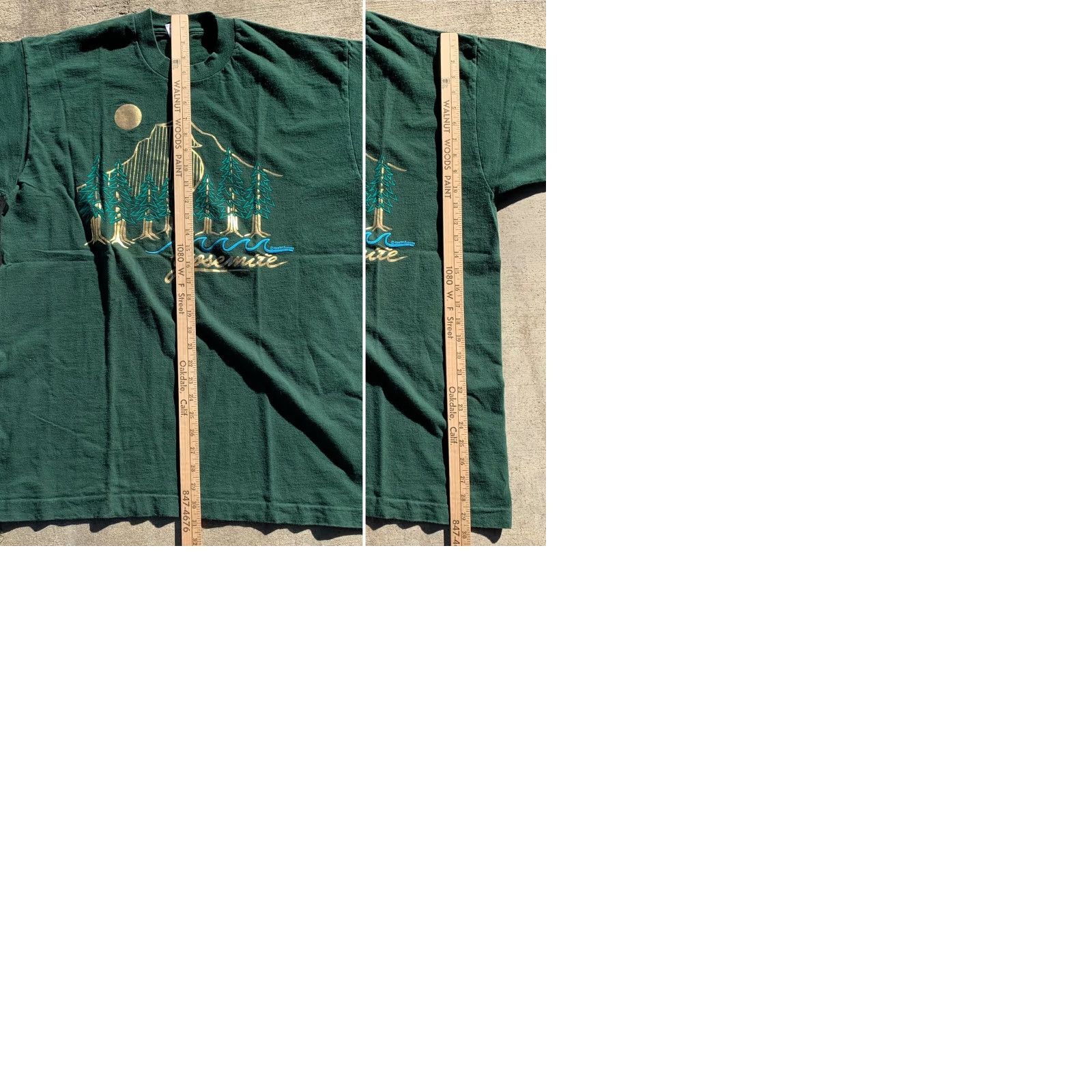 Fruit Of The Loom VINTAGE Yosemite t shirt c Keehn Scenes size XL adult single stitch graphic tee Size US XL / EU 56 / 4 - 9 Thumbnail