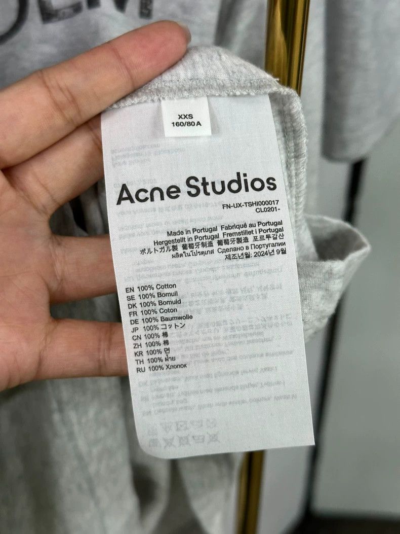 Acne Studios acne studiosLogo round neck for old short sleeves 2503-Next Size US XXS / EU 40 - 5 Thumbnail