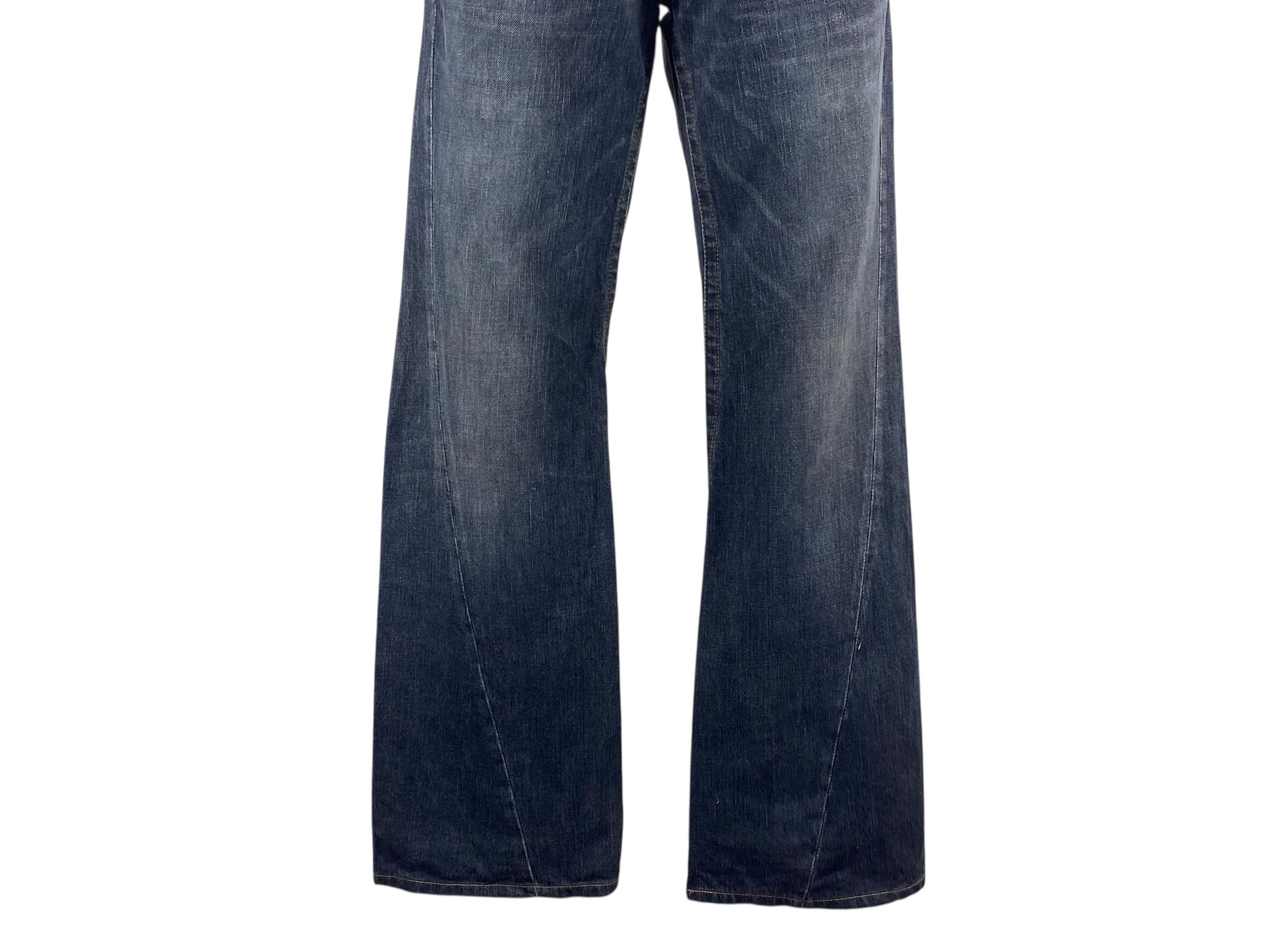Tornado Mart Bootcut Denim Jeans Twisted Seam Jeans Size 29" - 5 Thumbnail