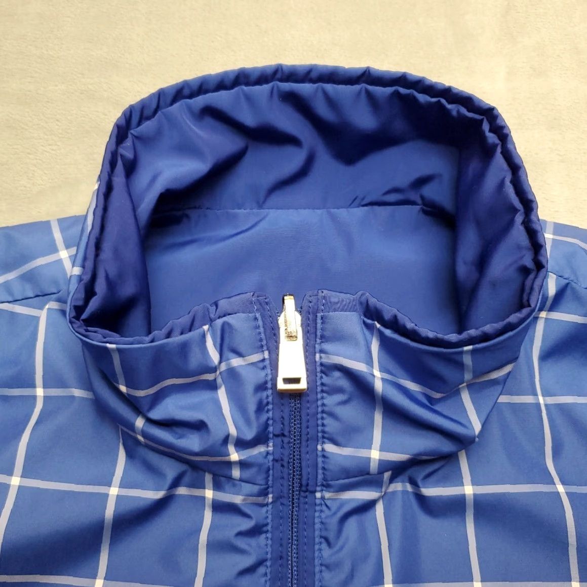 Ralph Lauren VINTAGE Lauren Ralph Lauren Jacket Womens Large Blue Window Pane Check Plaid Performance Size L / US 10 / IT 46 - 3 Thumbnail