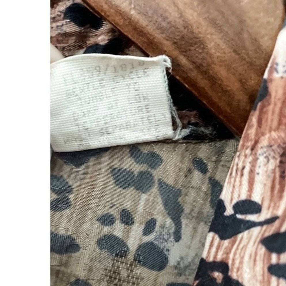 Vintage Patchington Vintage Leopard Print Blouse Brown Black L Size L / US 10 / IT 46 - 8 Thumbnail