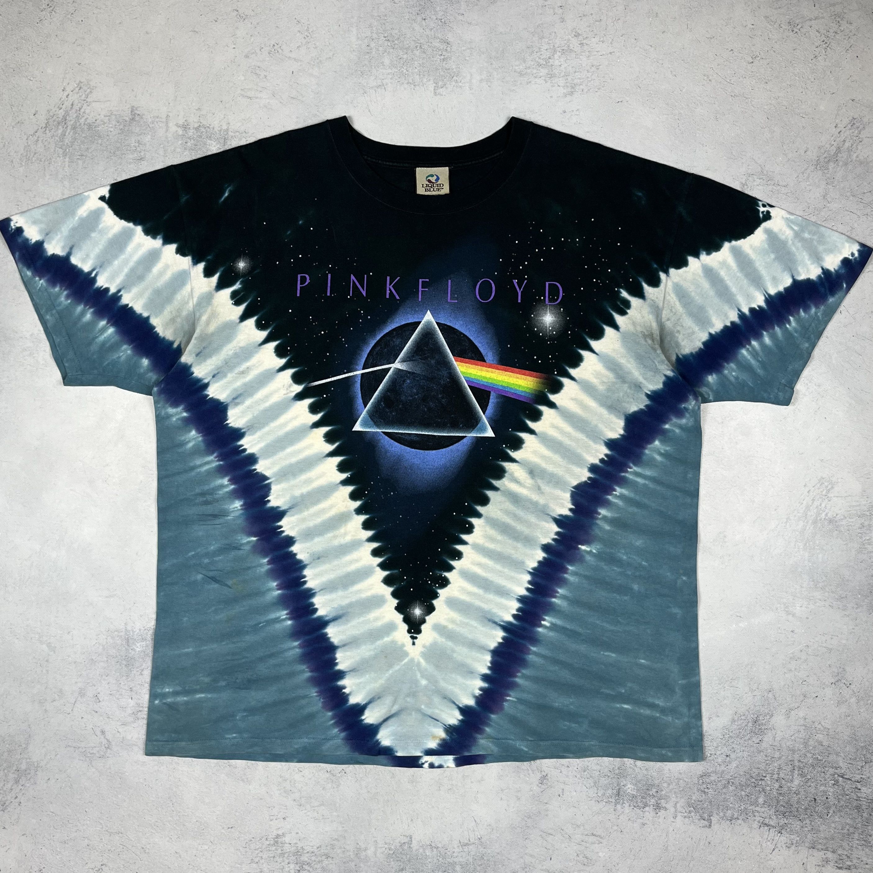 Liquid Blue Vintage Pink Floyd Liquid Blue Rock Band T Shirt 90’s Size US XL / EU 56 / 4 - 2 Thumbnail