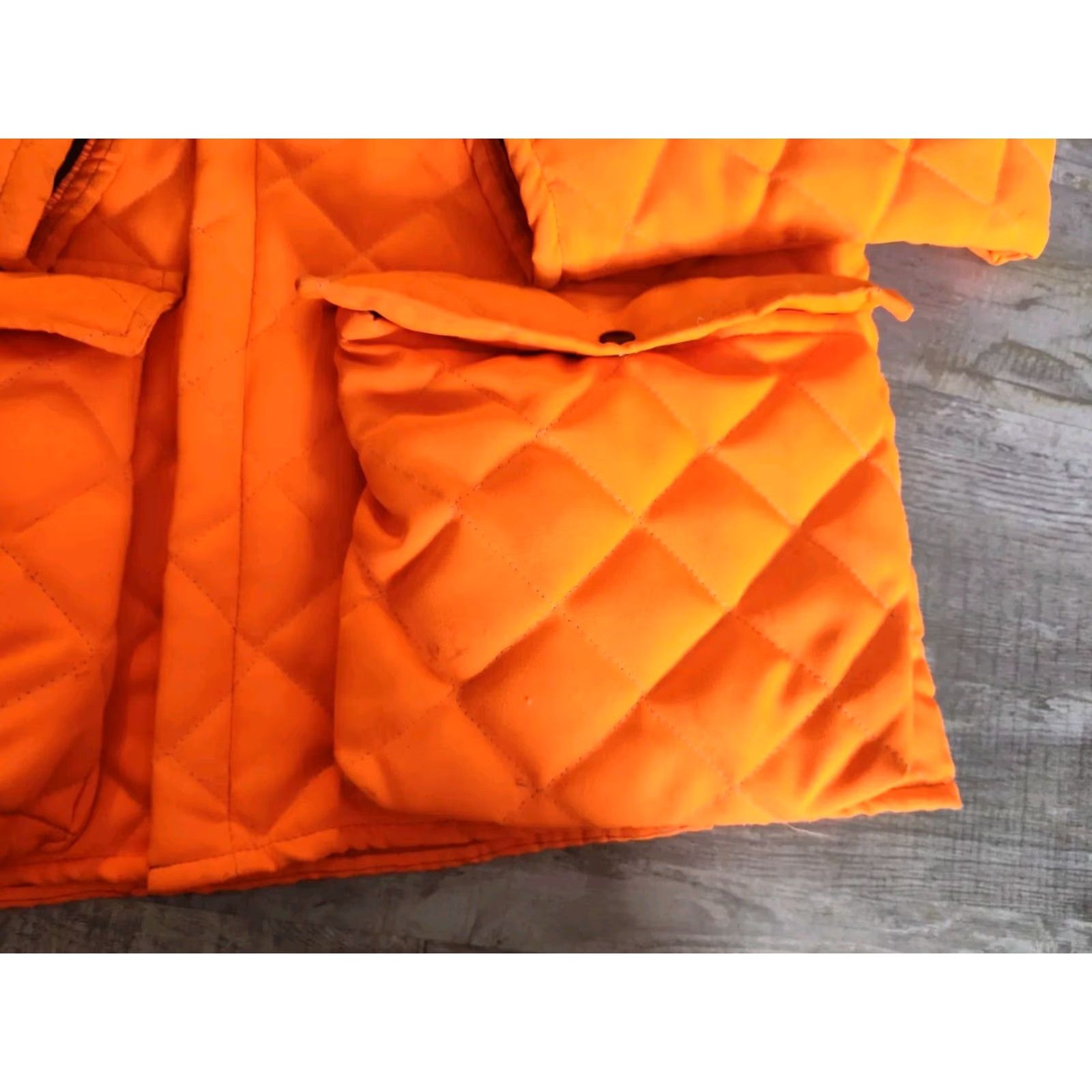 Vintage VINTAGE Clarkfield Outdoors Bomber Jacket Men L Orange 80s 90s Grunge Hunting US Made Size US L / EU 52-54 / 3 - 3 Thumbnail