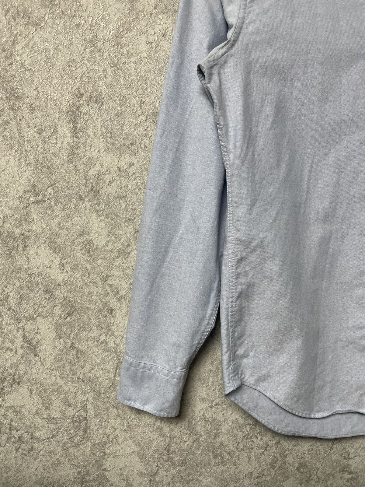 Burberry Vintage Burberry Nova Check Blue Long Sleeve Shirt Button Up Size US S / EU 44-46 / 1 - 8 Thumbnail