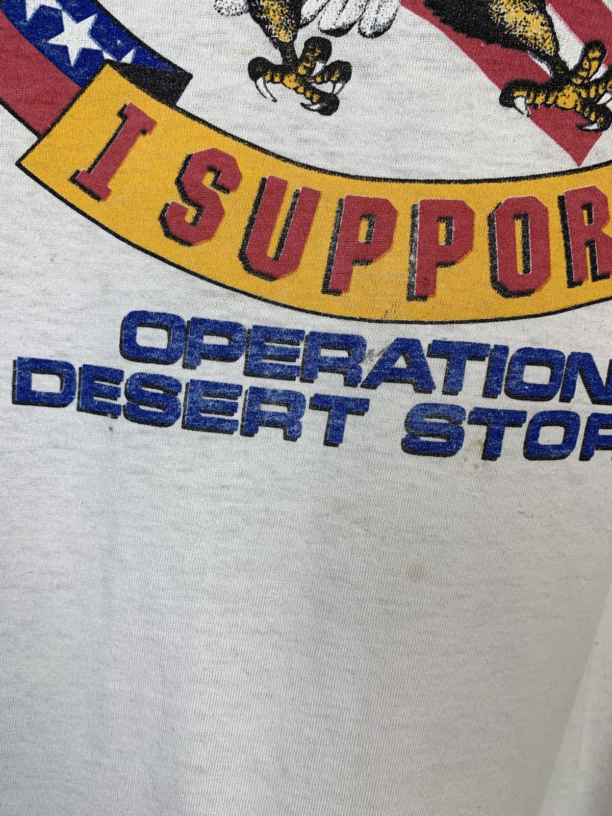 Vintage Vintage Operation Desert Storm We Love USA I support T-shirt Size US L / EU 52-54 / 3 - 15 Thumbnail