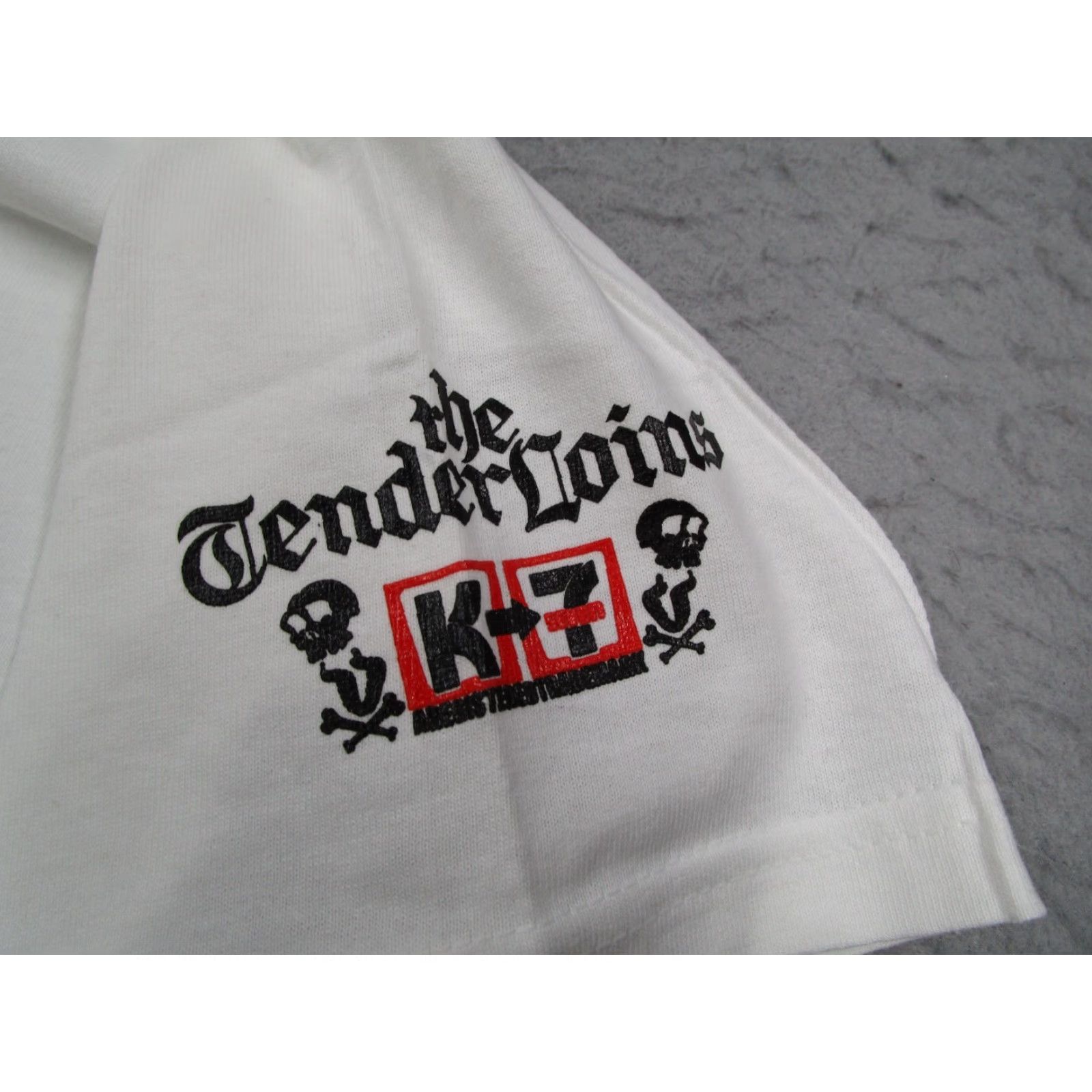 Tenderloin Tenderloin Mens Shirt Small White K Seven Headz Logo Short Sleeve T-Shirt Vintage N/A Size US S / EU 44-46 / 1 - 4 Thumbnail