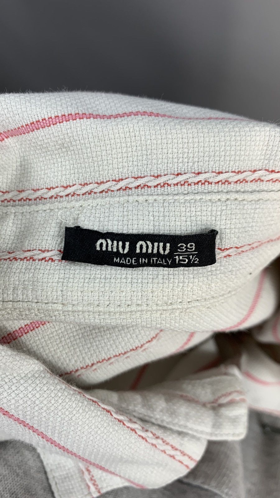 Miu Miu Rare Miu Miu Y2K Archive Shirt button up pink– 39 Size Size M / US 6-8 / IT 42-44 - 12 Thumbnail