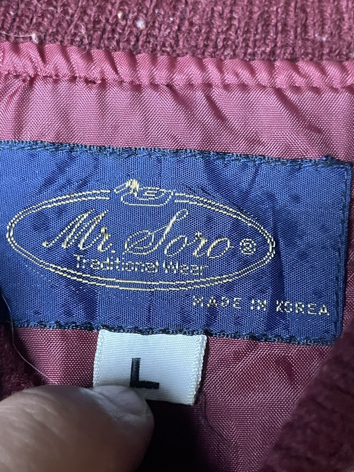 Japanese Brand × Vintage Vintage Mr Soro Embroidered Logo Varsity Jacket (112) Size US L / EU 52-54 / 3 - 9 Thumbnail