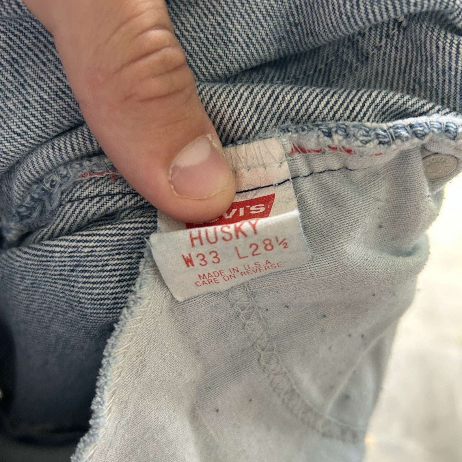 Levi's Vintage Levi’s Orange Tab Jeans Men’s 33 X 28 1/2 Western Wo Size US 33 - 6 Thumbnail