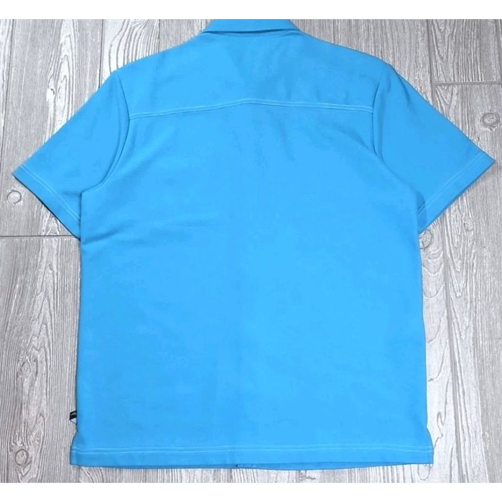 Tommy Bahama Tommy Bahama Costa Wave Camp Shirt Blue Men's M Short-Sleeve Knit Button-Up Size US M / EU 48-50 / 2 - 6 Thumbnail