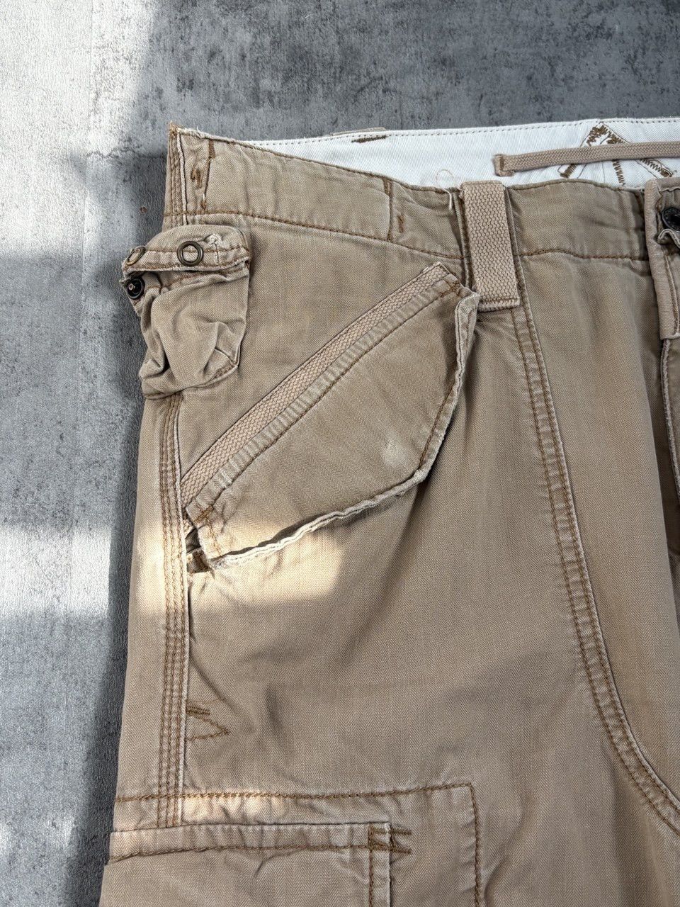 Polo Ralph Lauren Polo Ralph Lauren Vintage Paratrooper Military Pant Cargo Size US 33 - 10 Thumbnail