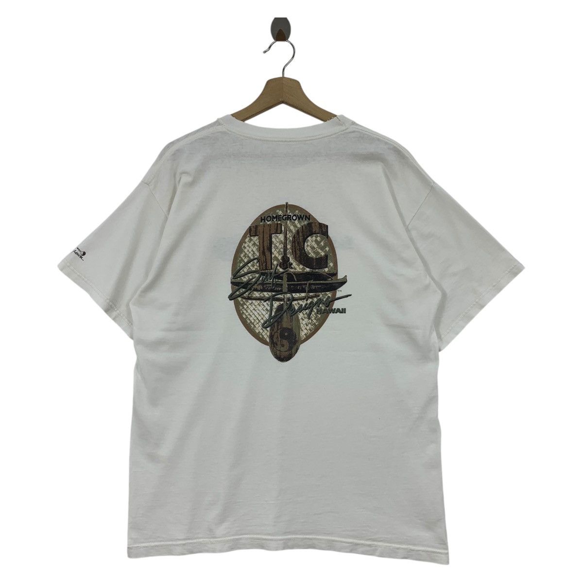 Vintage Vintage 90s T&C SURF HAWAII Surfing tee Size US L / EU 52-54 / 3 - 1 Thumbnail