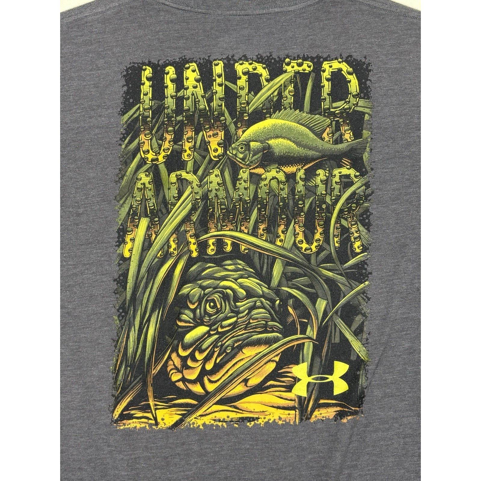Under Armour Under Armour Large T-Shirt Gray with Fish Graphic Size US L / EU 52-54 / 3 - 5 Thumbnail