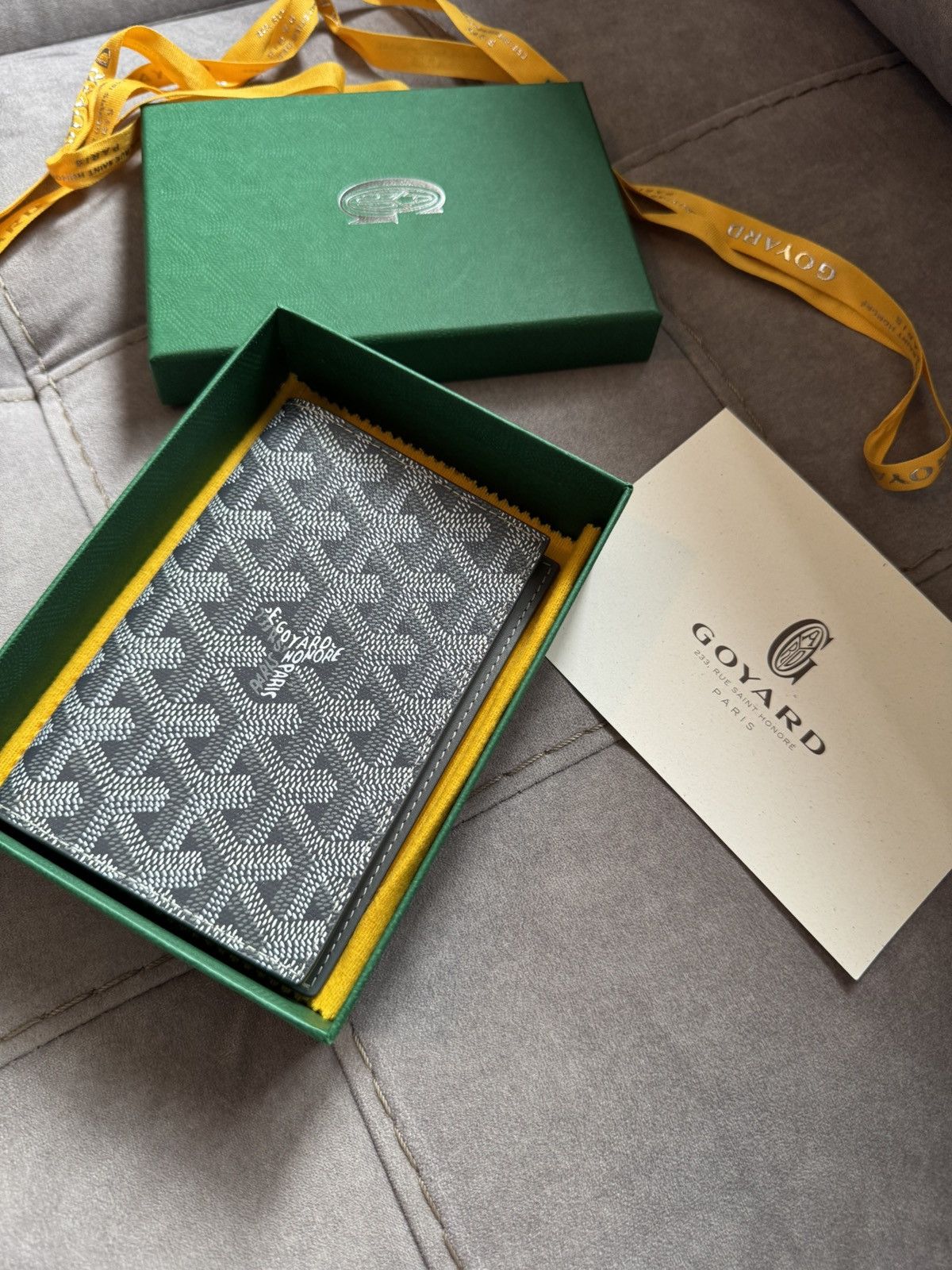 GOYARD GRENELLE passport holder card holder see all photos