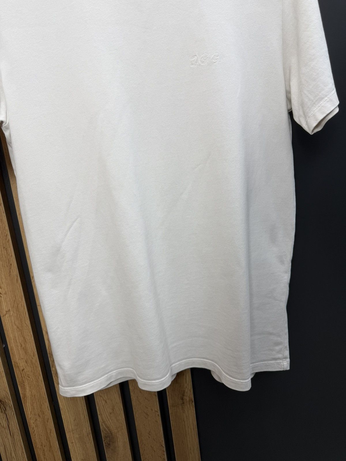 A.P.C. A.P.C. Rue Madame Paris Logo T-Shirt Pale Pink Size S Size US S / EU 44-46 / 1 - 5 Thumbnail