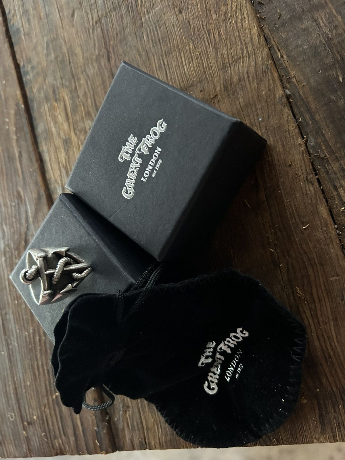 The Great Frog TGF Anchor ring Size 40 - 3 Thumbnail