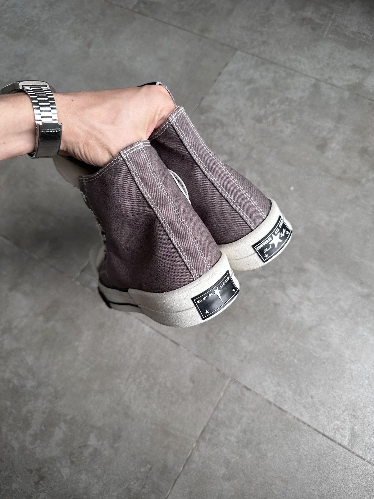 Rick Owens Rick Owens DRKSTAR HI Converse Size US 10 / EU 43 - 4 Thumbnail