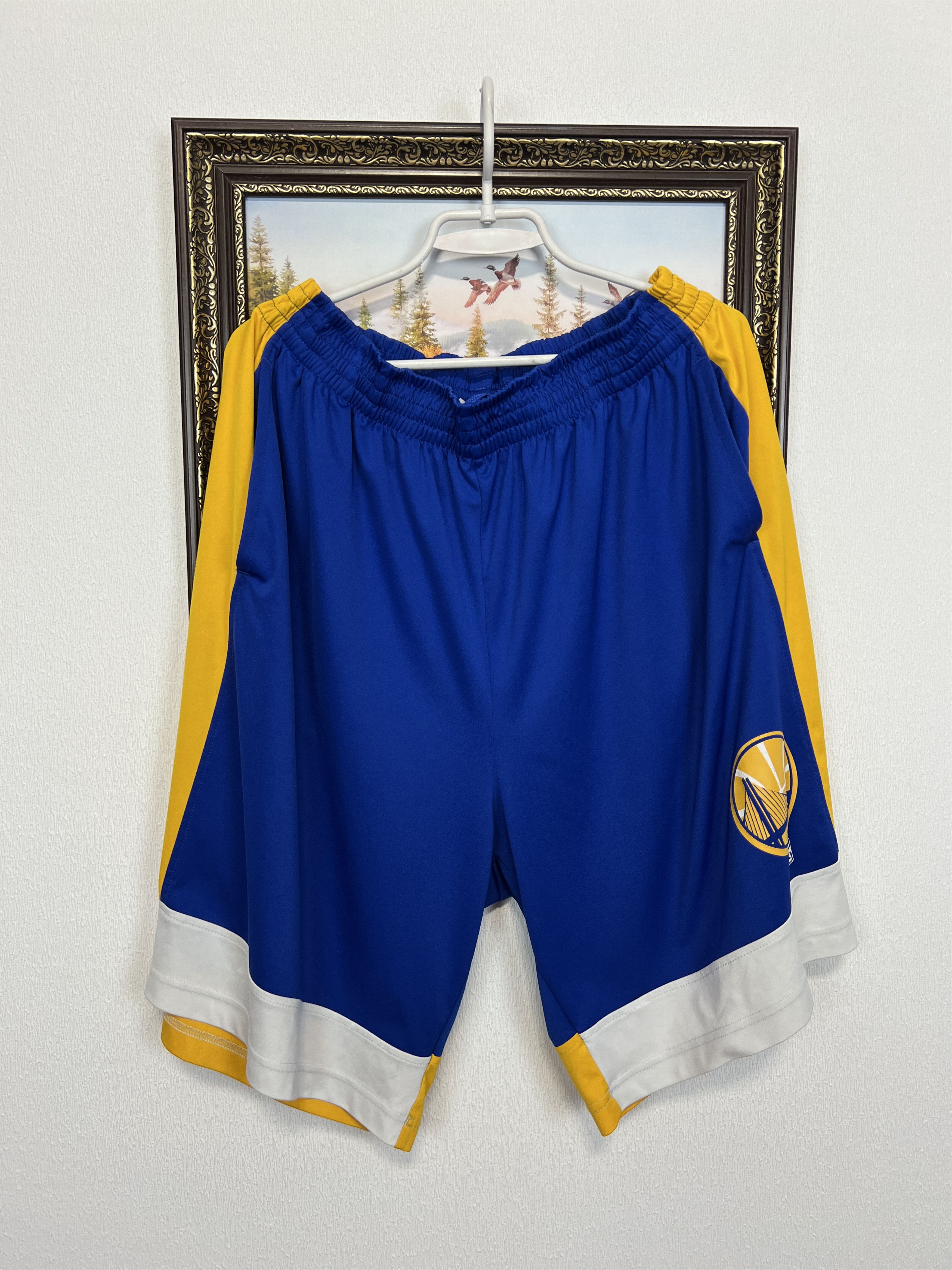Adidas Adidas Golden State Warriors NBA Basketball Shorts Athletic Size US 38 / EU 54 - 1 Thumbnail