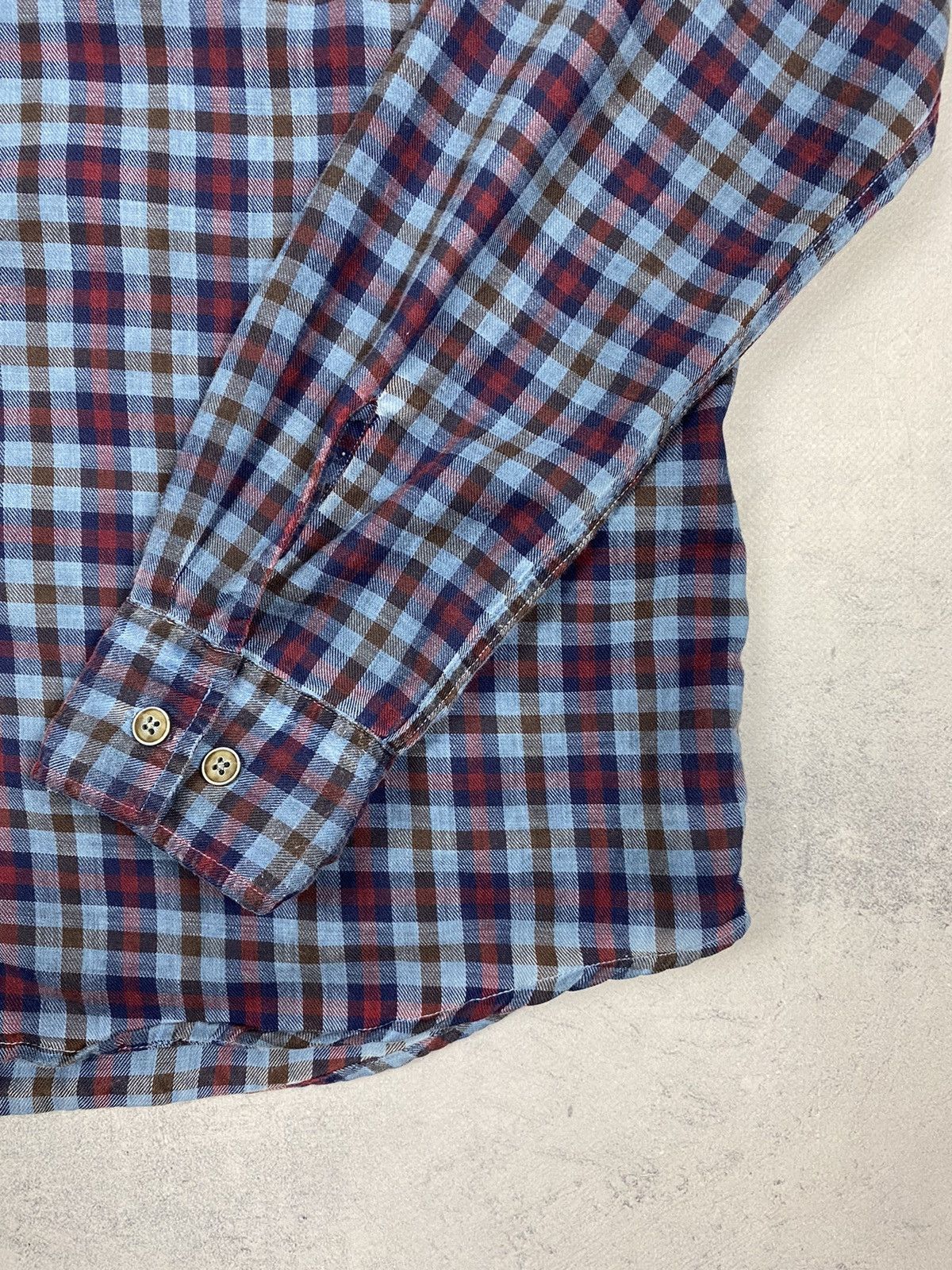 Barbour Barbour International Checkered Button Up Shirt Long Sleeve Size US M / EU 48-50 / 2 - 4 Thumbnail