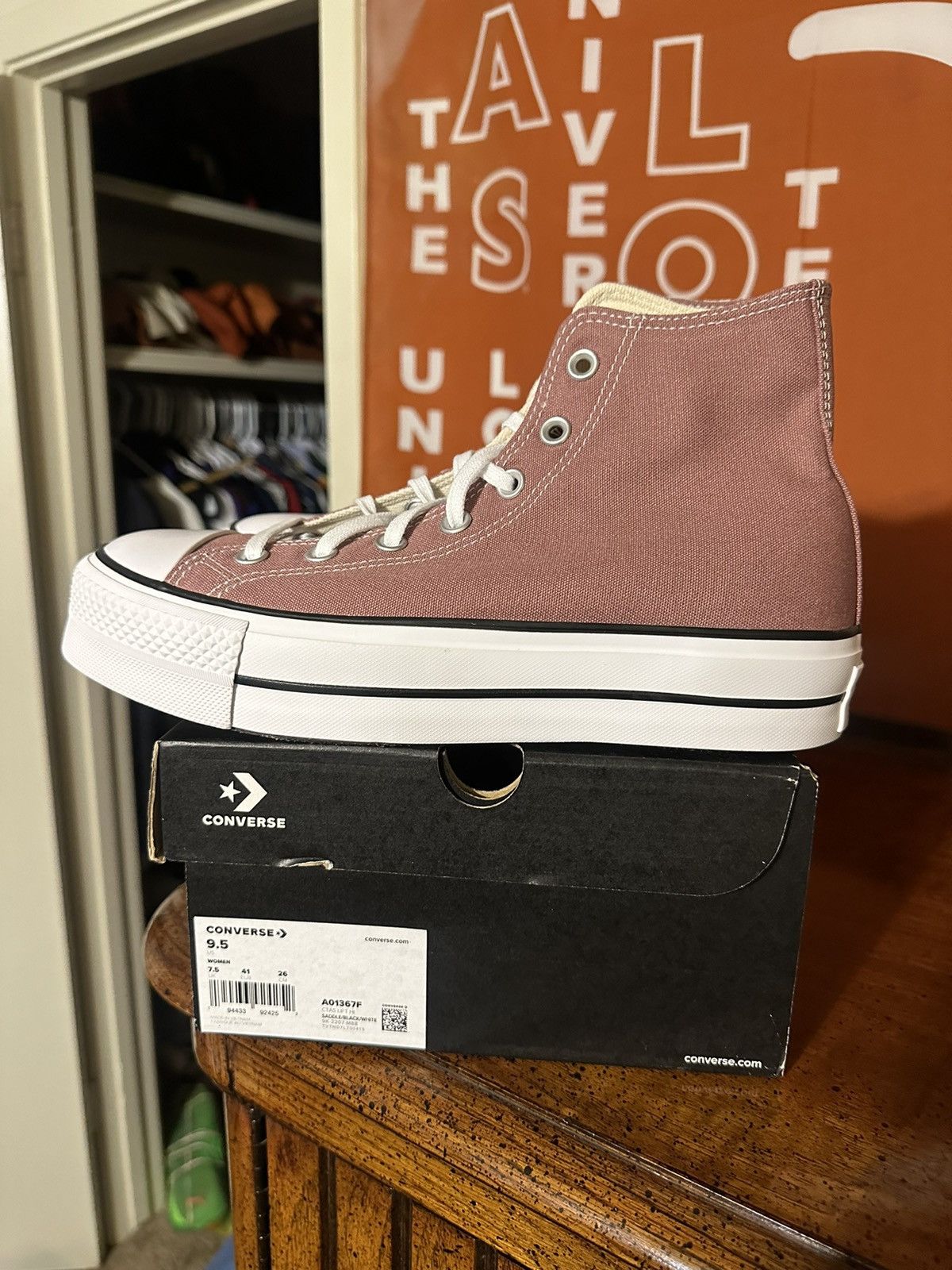 Converse × Vintage Vintage Women’s Chuck Taylor all star lift 00s size 9.5 Size US 9.5 / IT 39.5 - 4 Thumbnail