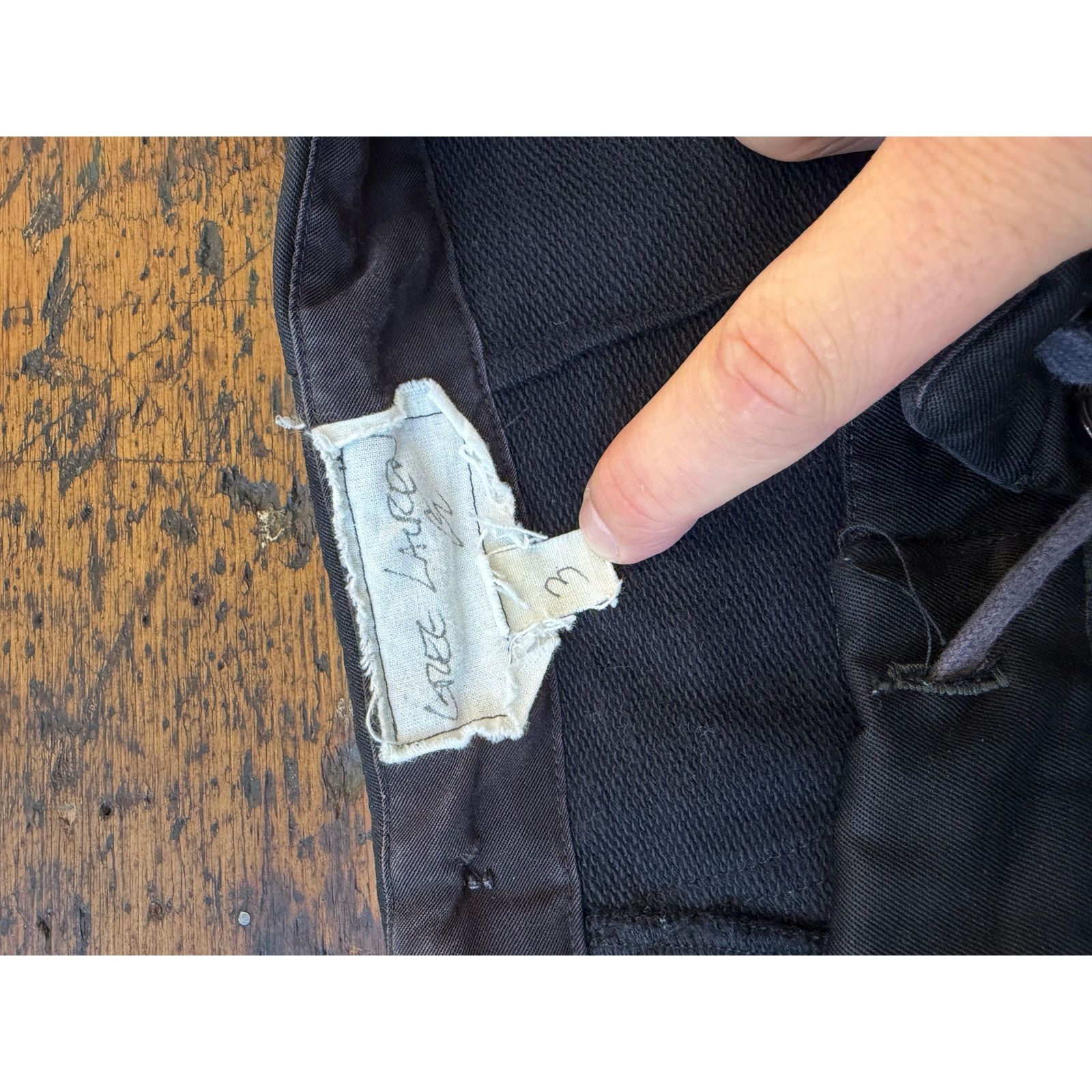 Greg Lauren Greg Lauren SAMPLE 50/50 Satin/Cotton Cargo Lounge Pants Size US 34 / EU 50 - 3 Thumbnail