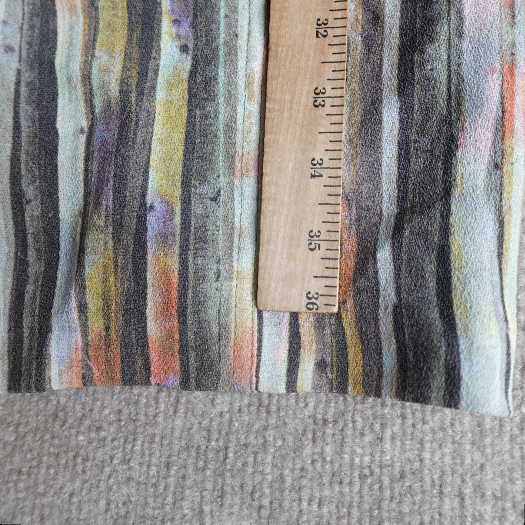 Paul Smith Paul Smith Womens Dress 6 Gray Blue Striped Sheath 100% Wool Made in Italy Size M / US 6-8 / IT 42-44 - 2 Thumbnail