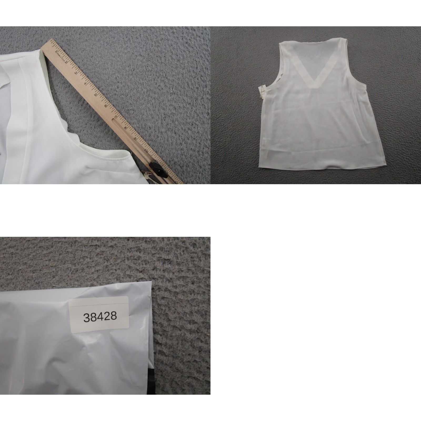 Forever 21 FOREVER 21 Blouse Shirt Women L White Sleeveless Lightweight Casual Spring Summer Size L / US 10 / IT 46 - 8 Thumbnail