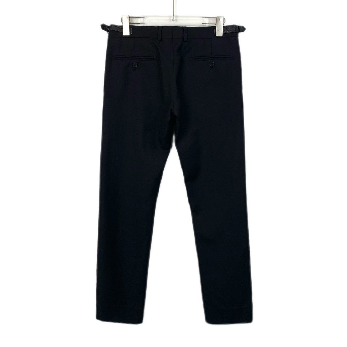 Saint Laurent Paris Saint Laurent SLP Black Wool Casual Pants K26WX Size 25" / US 0 / IT 36 - 2 Thumbnail