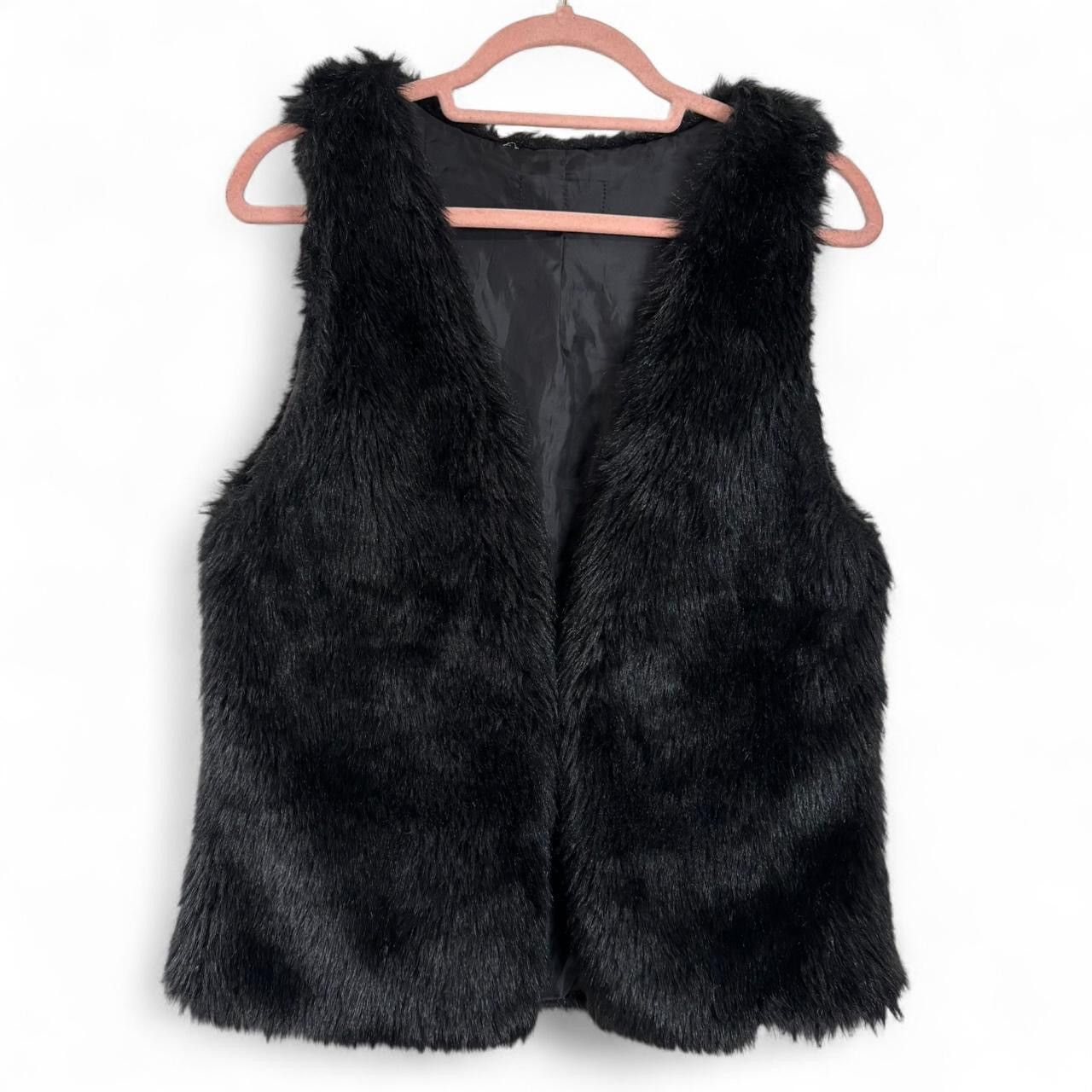 Other Vintage Avant-Garde Opium Black Faux Fur Vest Size US S / EU 44-46 / 1 - 1 Thumbnail