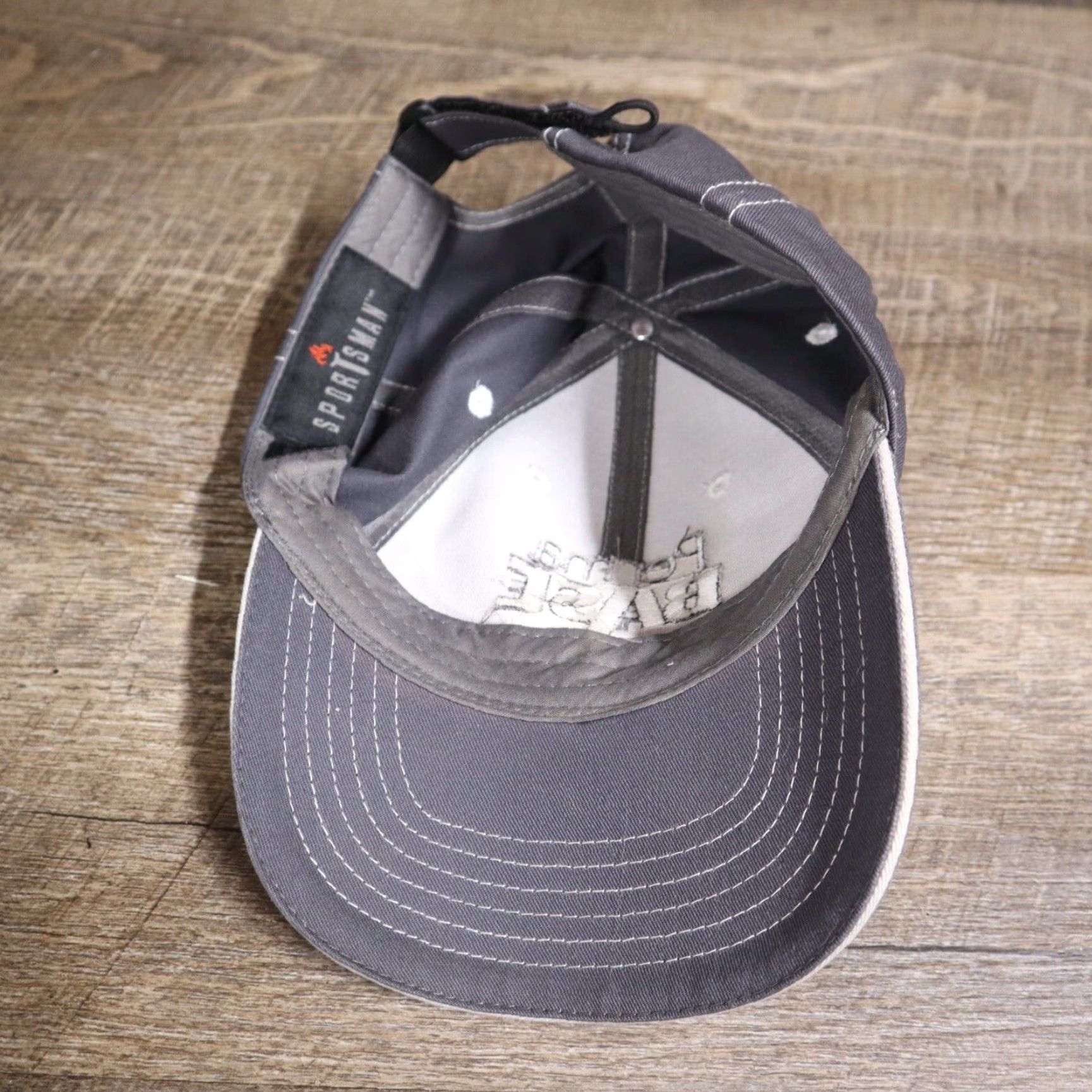 Vintage Lowes Hat Cap PermaBase Plus Cement Board National Gypsum Strapback White Gray Size ONE SIZE - 6 Thumbnail