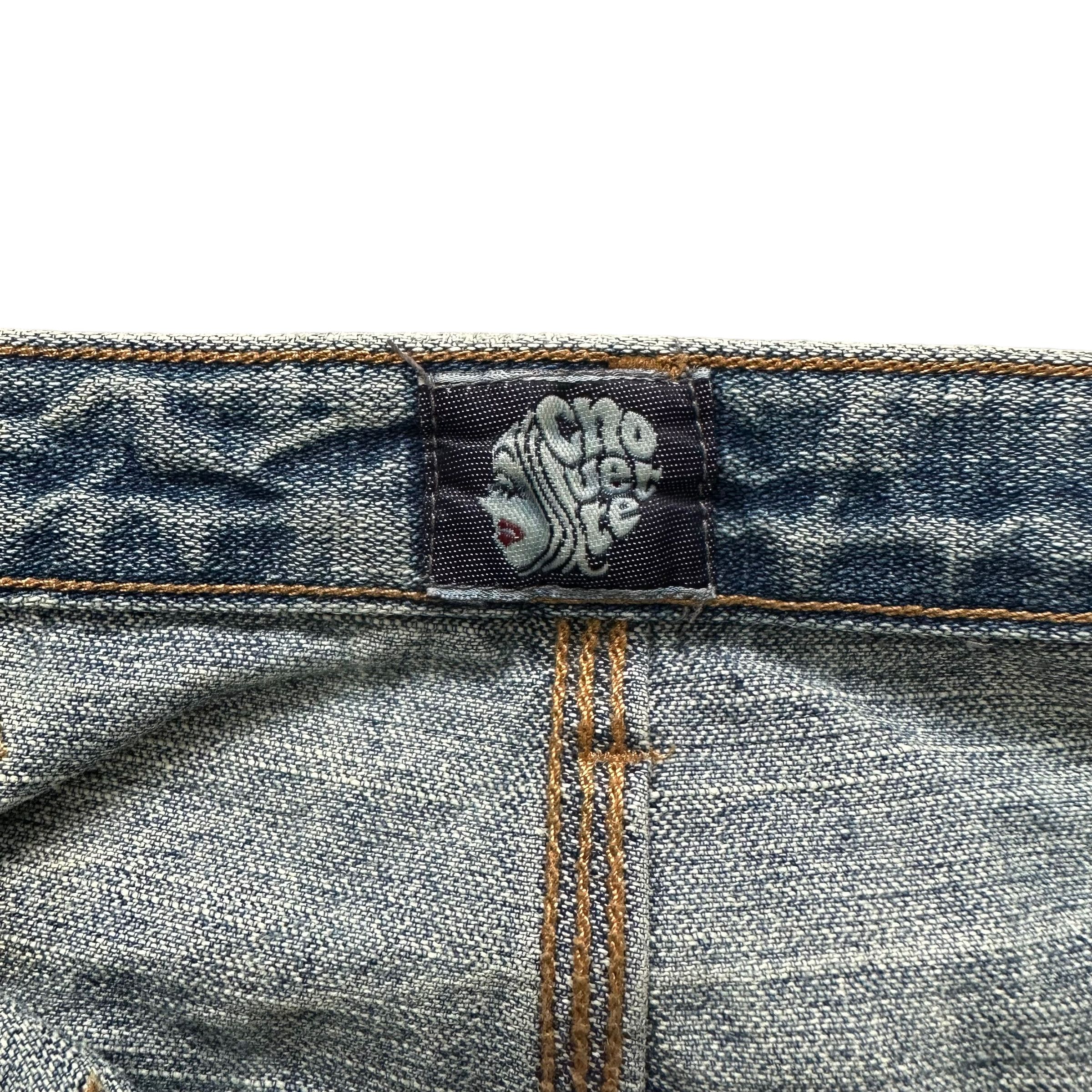 Japanese Brand CHOUETTE NICE DESIGN 7 POCKET JEANS #7790-176 Size 30" / US 8 / IT 44 - 9 Thumbnail