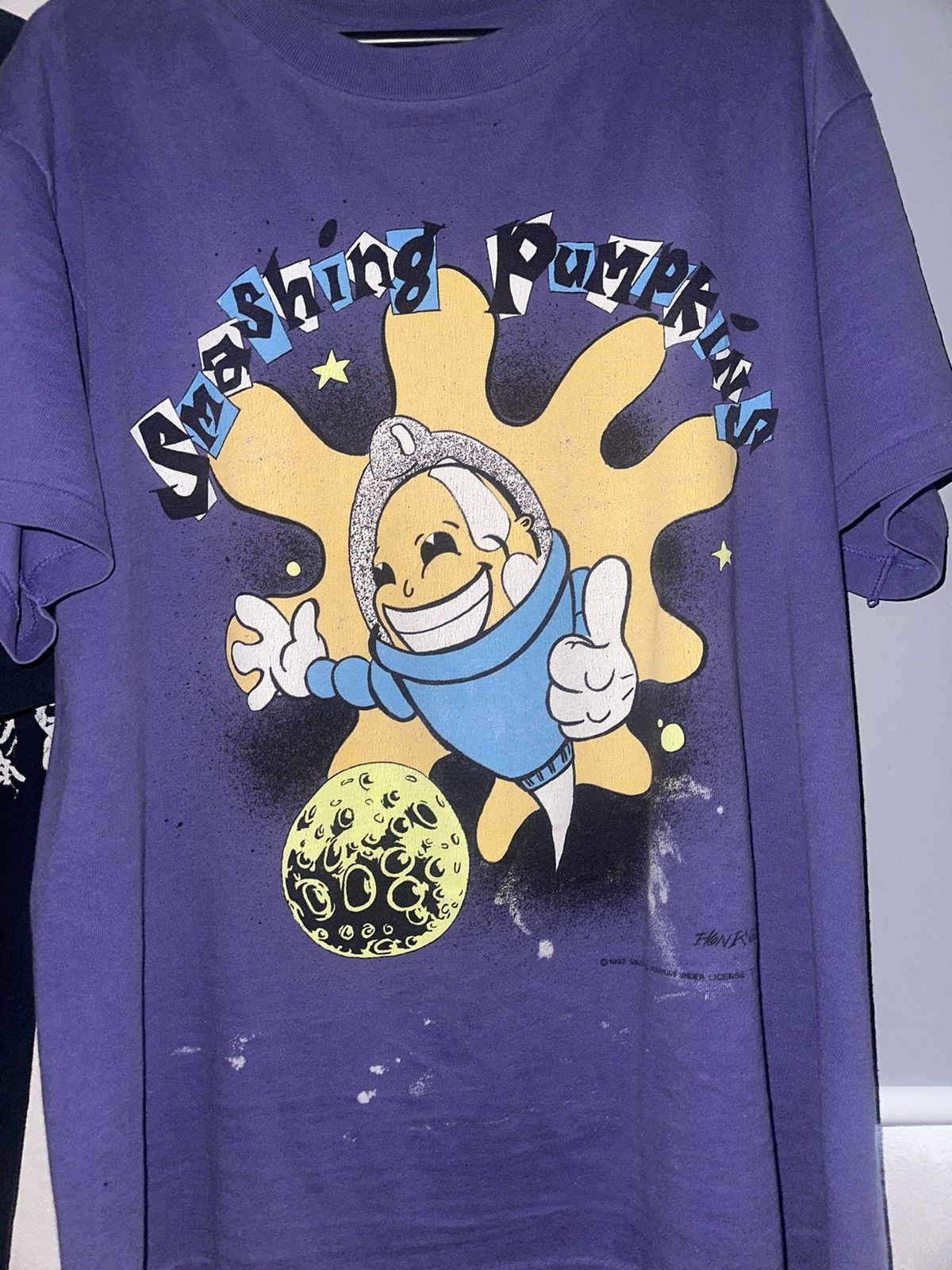 T-shirt Vintage Smashing Pumpkins Starla 1992 - Taille XL - Coton Imprimé - Occasion En Bon état - Style Années 90