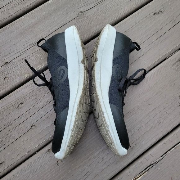 OOF Wear OOFOS OOmg Sport LS Shoe Black White Recovery Lace-up Sneake Size US 10 / IT 40 - 3 Thumbnail