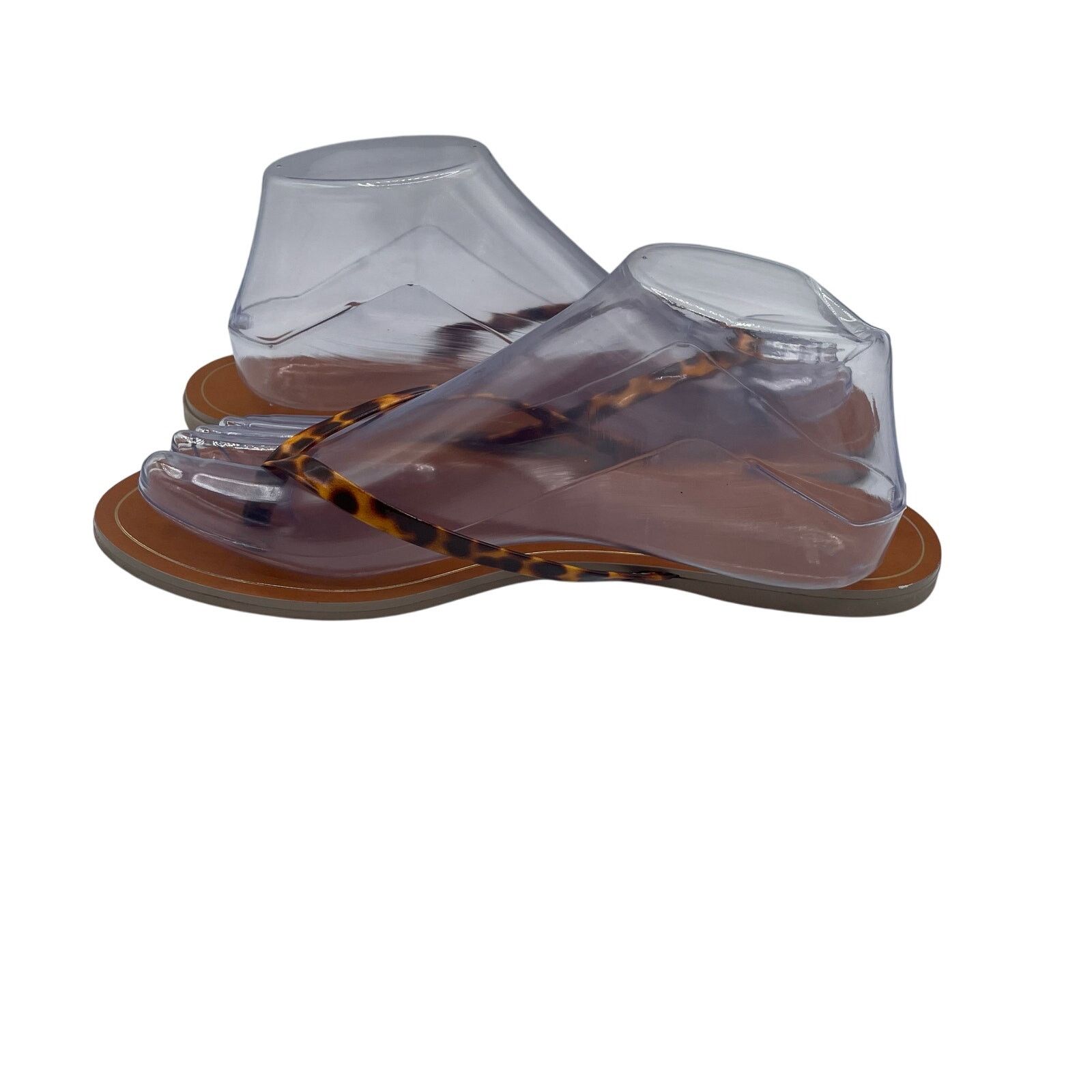 J.Crew J Crew Thong Sandals Leopard Italy Leather Flip Flops 8 Size US 8 / IT 38 - 6 Thumbnail