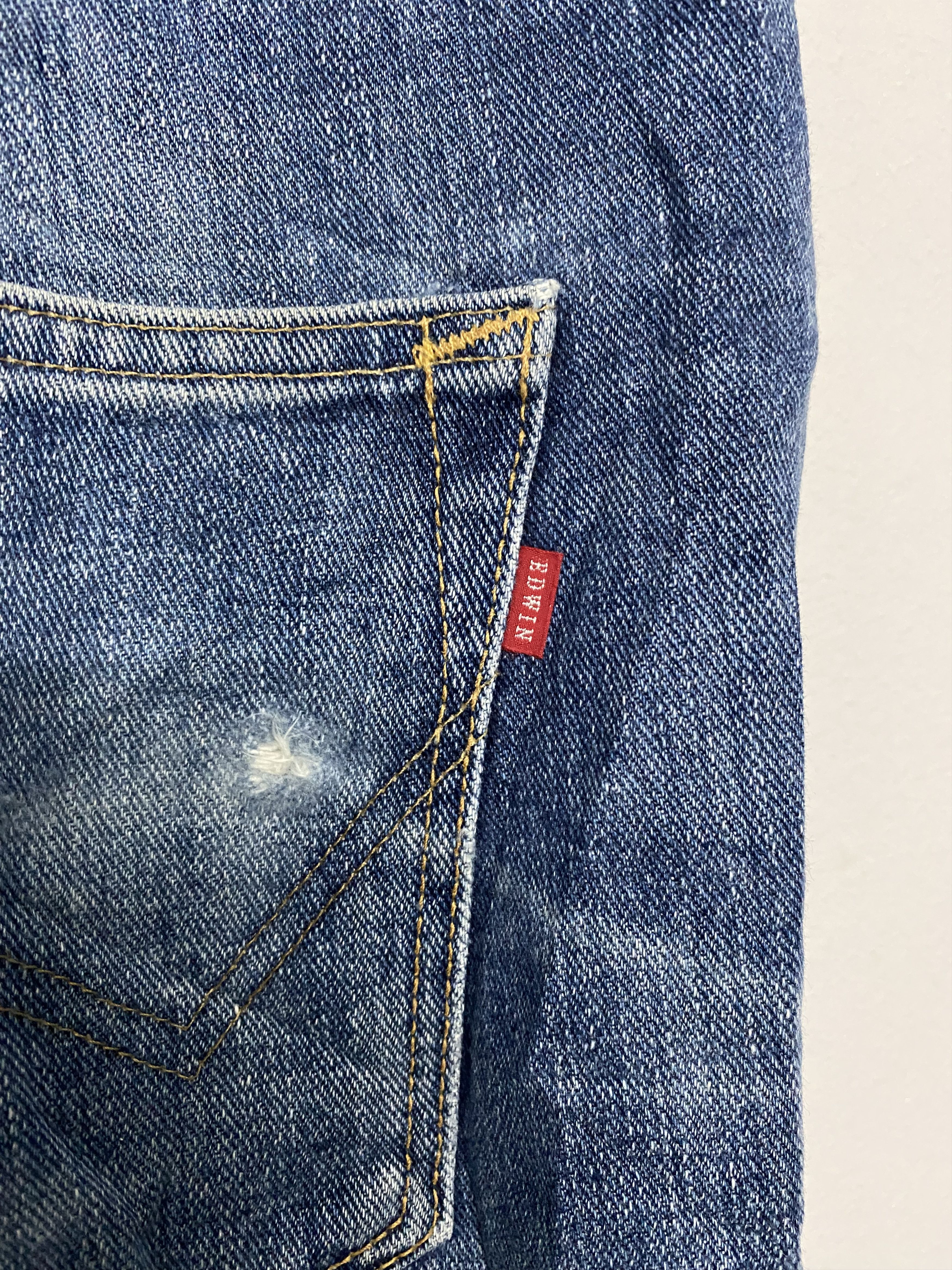 Edwin Edwin 404 MADE IN JAPAN International Basic Denim Jeans W38 Size US 40 / EU 56 - 10 Thumbnail