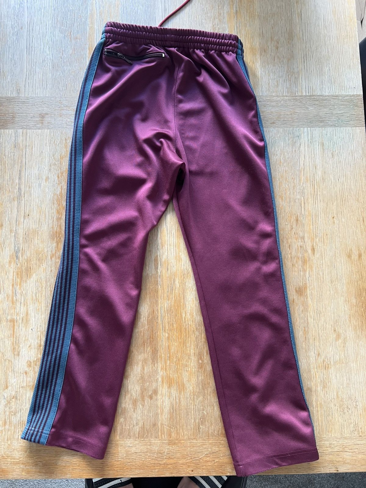 Needles Needles Burgundy Track Pants Size Small Size US 28 / EU 44 - 2 Thumbnail