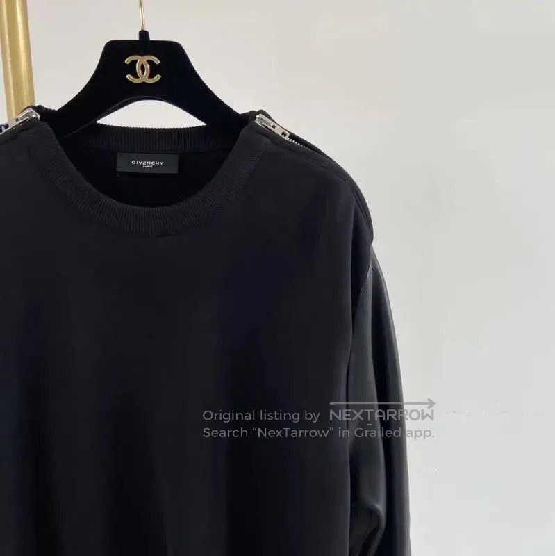 Givenchy Givenchy Black Cotton Women's Jacket . Size M / US 6-8 / IT 42-44 - 2 Thumbnail