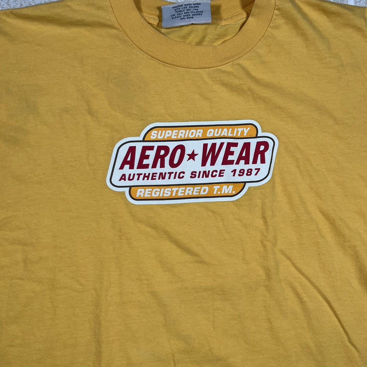 Aeropostale × Vintage AEROPOSTALE VINTAGE 90'S AEROGRAPHIC Logo SHORT SLEEVE TEE Size US M / EU 48-50 / 2 - 2 Thumbnail