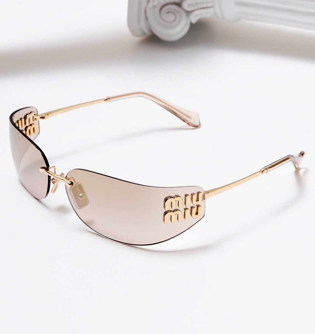 Miu Miu MIU MIU 0MU A51S 5AK20P SUNGLASSES Size ONE SIZE - 2 Thumbnail
