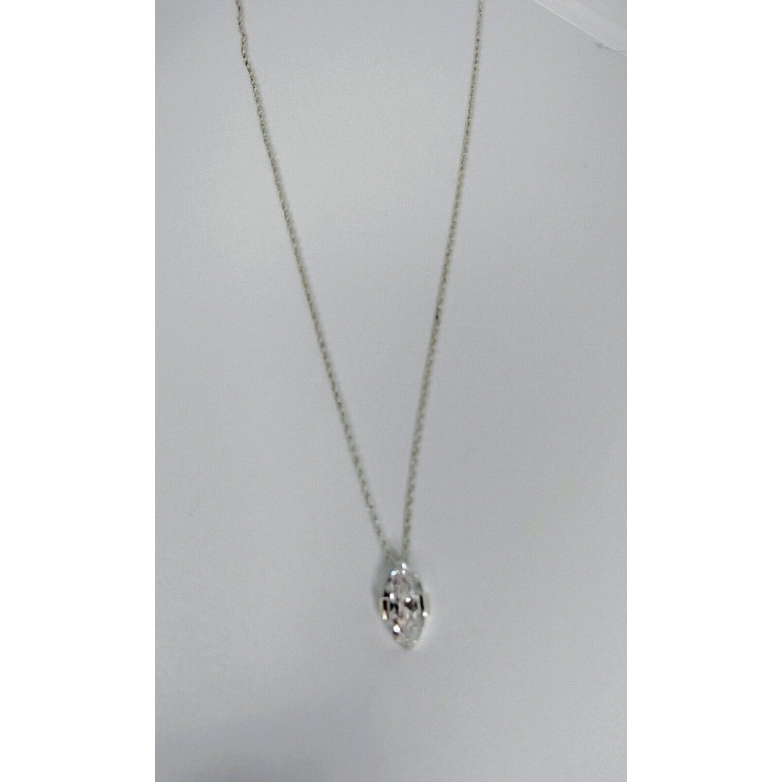 Vintage Avon Luminosity Ultra Marquise Cut CZ Necklace Vintage 2003 Size ONE SIZE - 15 Thumbnail