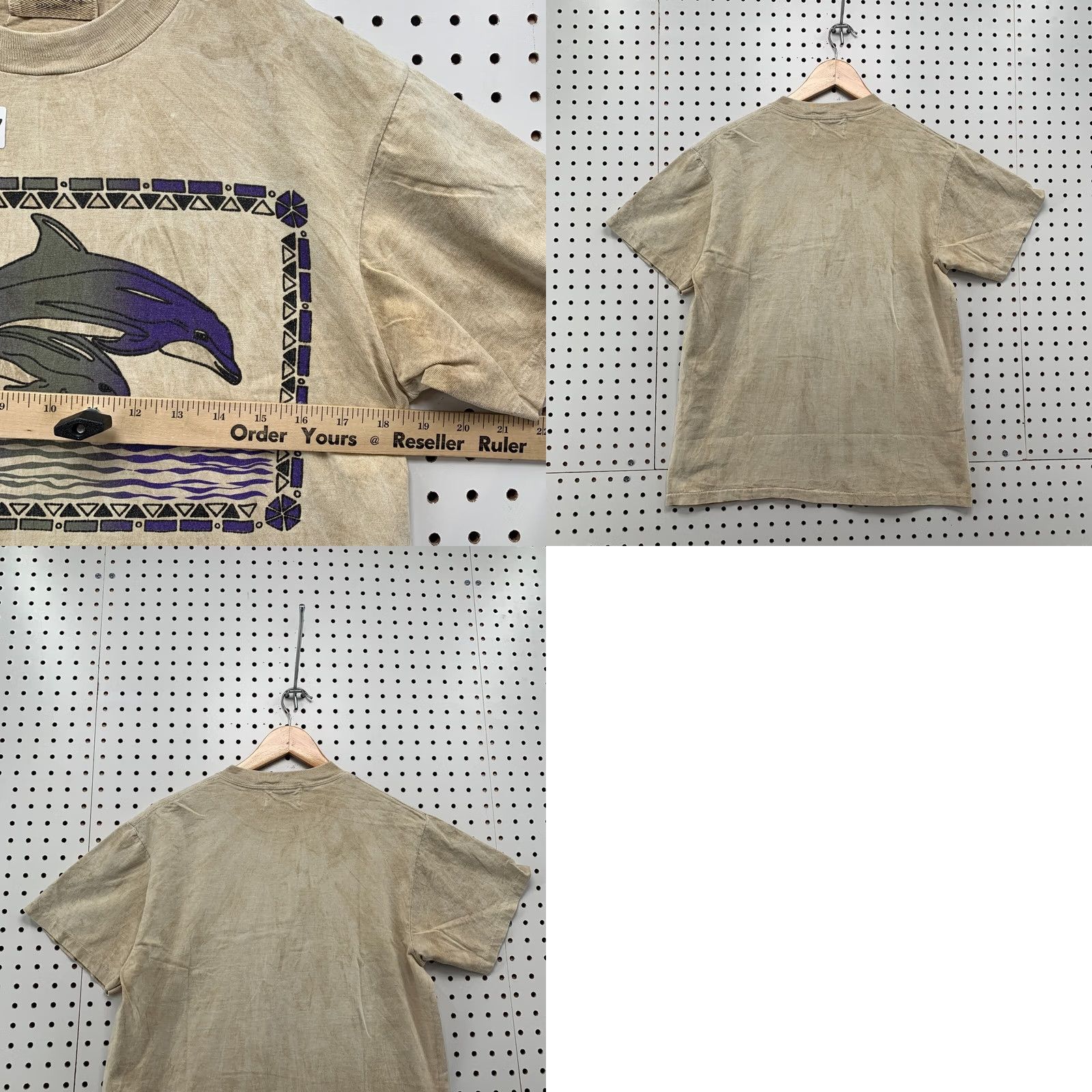 Catalina Vintage Guava Beach Dolphin Catalina Island Shirt Brown Adult Small 90s 80s Beach Crew Neck T-Shirt Mens Size US S / EU 44-46 / 1 - 9 Thumbnail