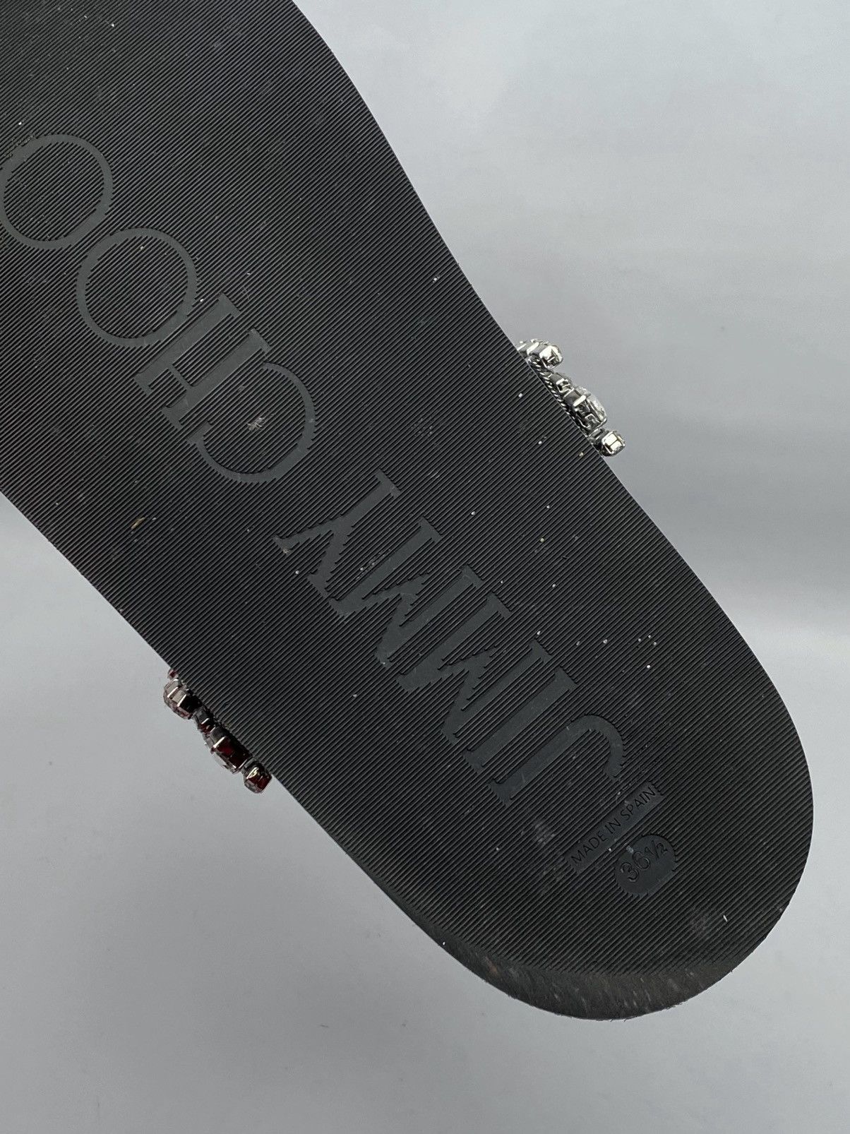 Jimmy Choo Jimmy Choo Jadi Crystal-Embellished Leather Slides size 36.5 Size US 6.5 / IT 36.5 - 17 Thumbnail