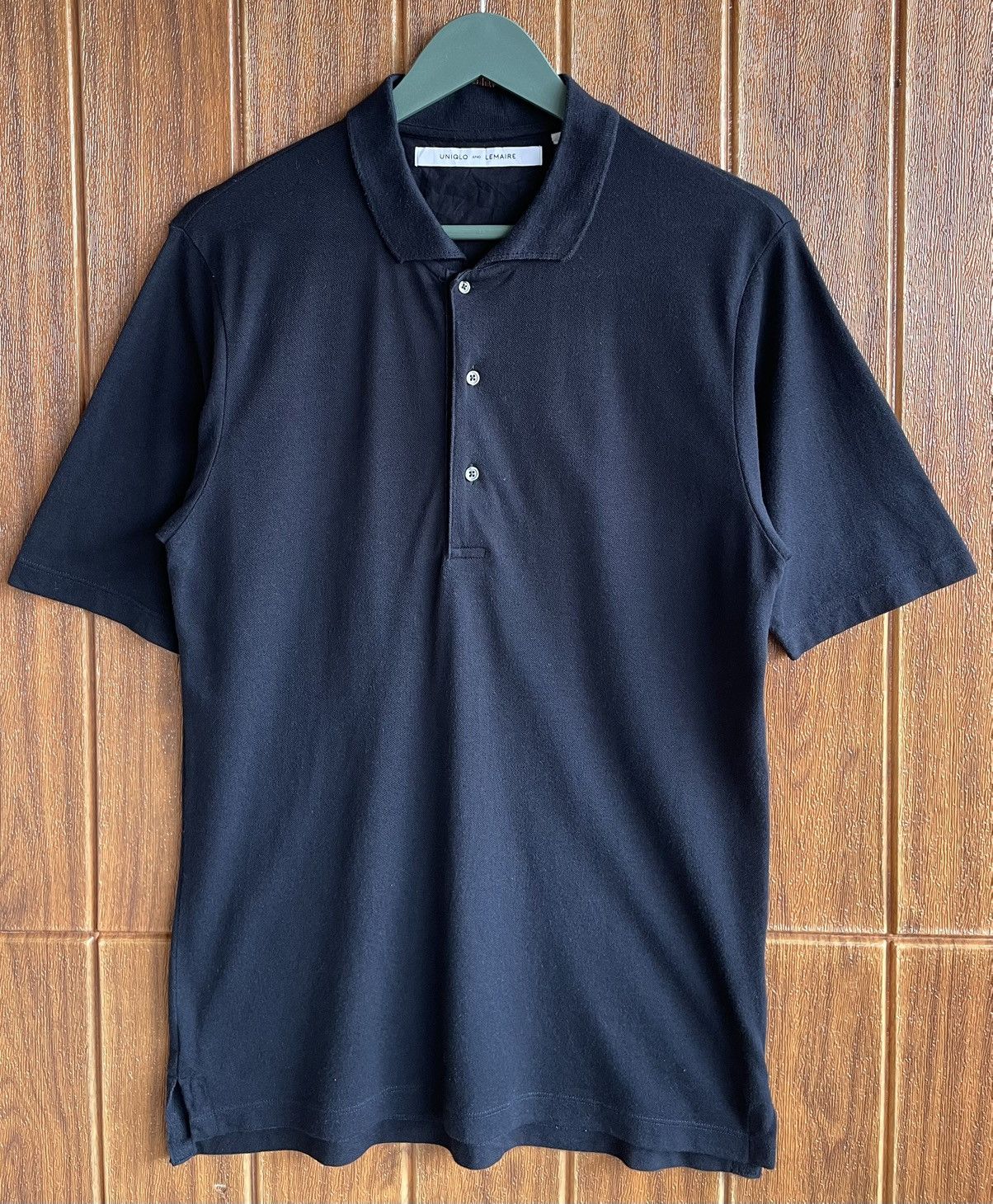 Lemaire × Uniqlo Hype🔥UNIQLO x LEMAIRE🔥Black Polo Tshirt Size US L / EU 52-54 / 3 - 1 Thumbnail