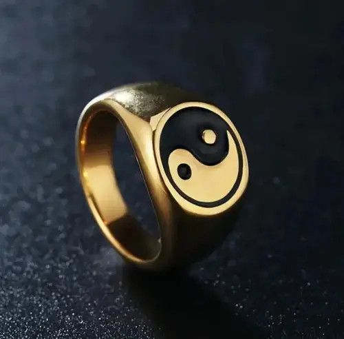 Designer Yin Yan Ring Size ONE SIZE - 5 Thumbnail