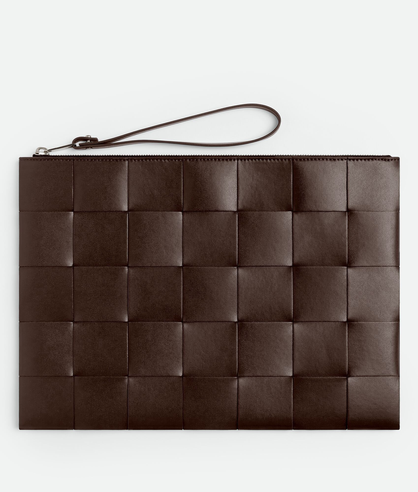 Bottega Veneta o1w1db10525 Size: OS / Large Cassette Pouch in Brown Size ONE SIZE - 1 Thumbnail