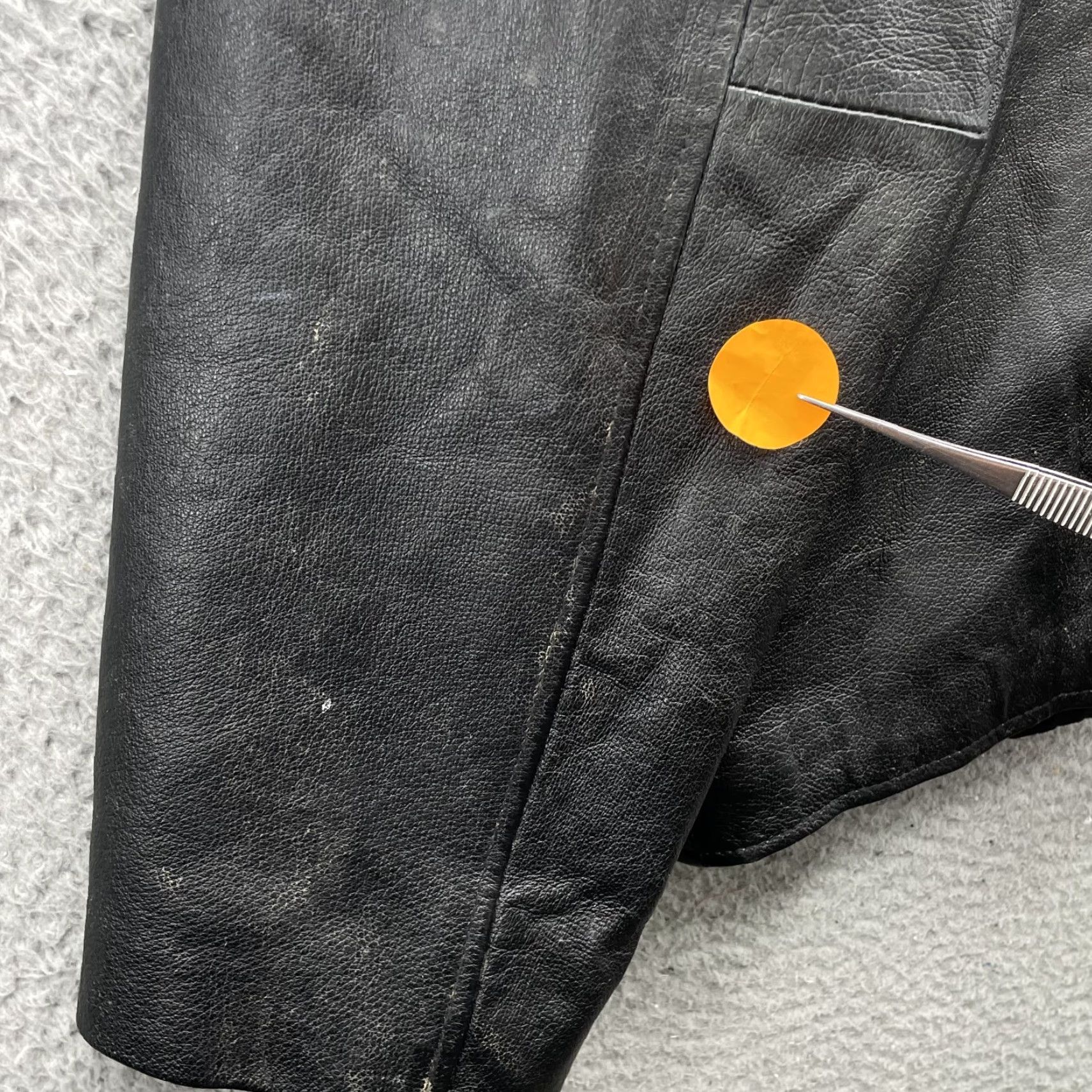Vintage VINTAGE Burk's Bay Leather Jacket Men XL Insulated Classic Moto 90s Biker Leather Jacket Black XL Mens Size US XL / EU 56 / 4 - 6 Thumbnail