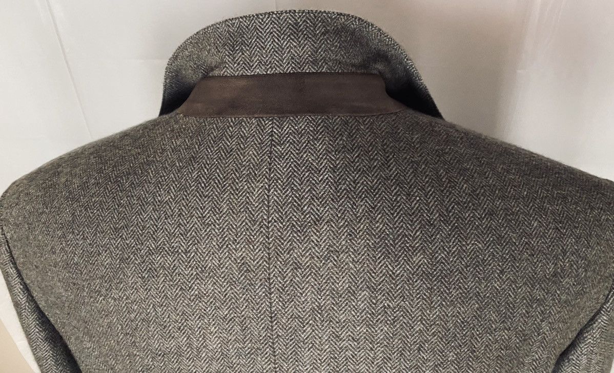 Loro Piana Loro Piana 🇮🇹 Herringbone Cashmere Goatskin Madrid Jkt 56 NEW Size US XL / EU 56 / 4 - 7 Thumbnail