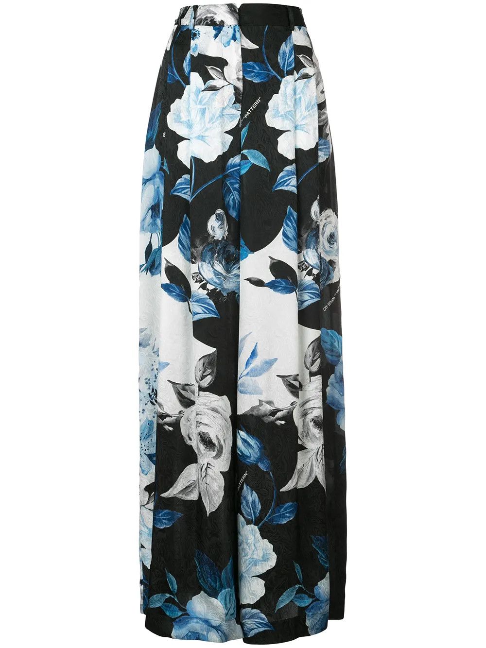 Off-White o1y1225 Palazzo Pant in Multicolor Size 27" / US 4 / IT 40 - 1 Thumbnail