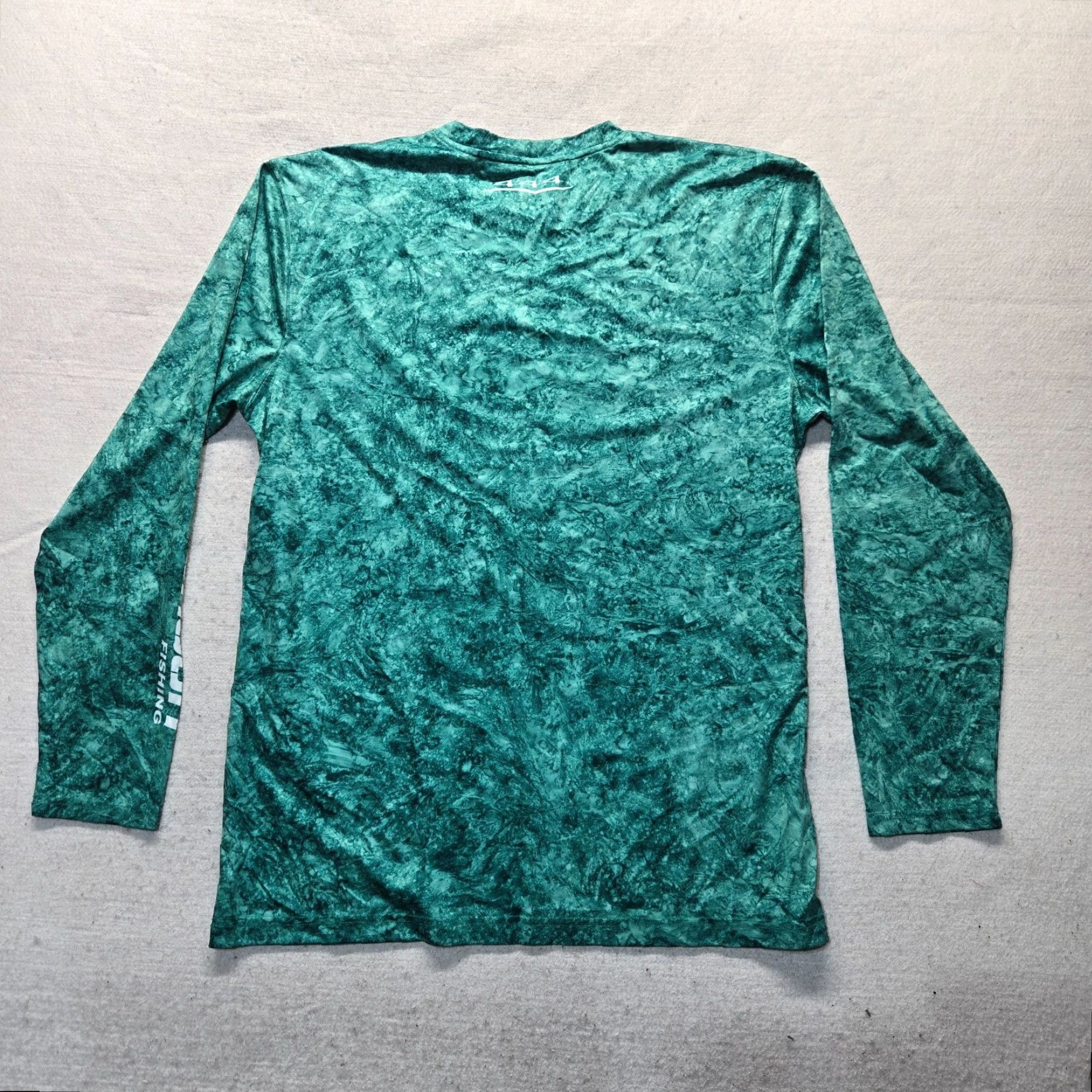 Hunter 444 Sportswear Shirt Adult XL Green Blue Long Sleeve Jersey Logo T-Shirt Modern Athletic 90s Sports Theme Mens Size XL / US 12-14 / IT 48-50 - 7 Thumbnail