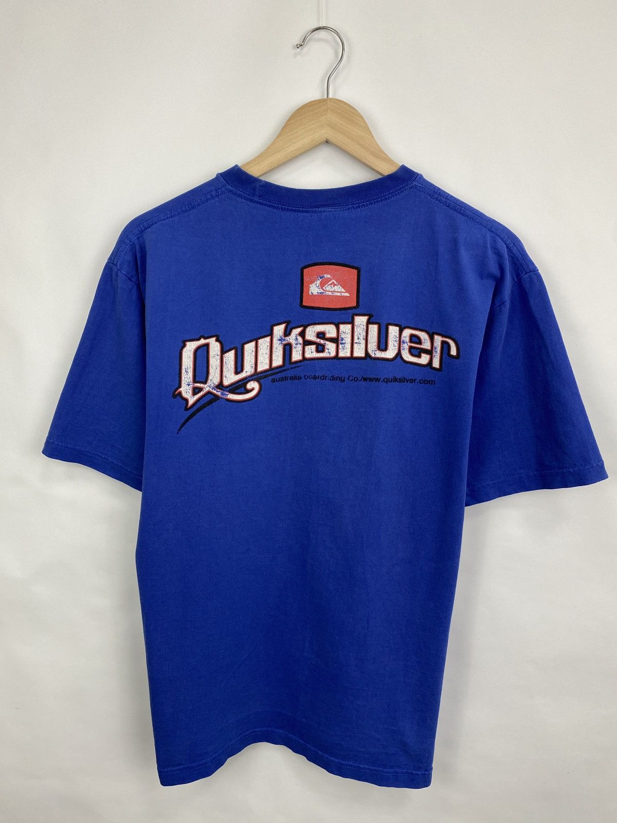 Quiksilver 🇺🇸 Vintage 90s Quiksilver Center Logo T-Shirt Rare Retro Y2K Size US M / EU 48-50 / 2 - 3 Thumbnail